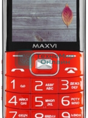 Мобильный телефон Maxvi B6ds up красный
