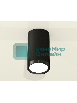 Светильник Ambrella Light XS8162001 SBK/PBK черный песок/черный полированный GX53 (C8162, N8113)
