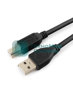 Кабель Gembird USB 2.0 PRO для соед. 3.0м AM/BM позол. контакты, пакет
