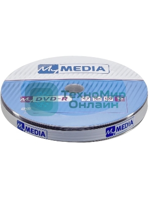 Диск DVD-R MyMedia 4.7Gb 16x pack wrap (10шт) (69205)