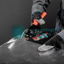 Ножницы по металлу Matrix, удлиненные, 285 мм, пряморежущие, обрезиненные рукоятки