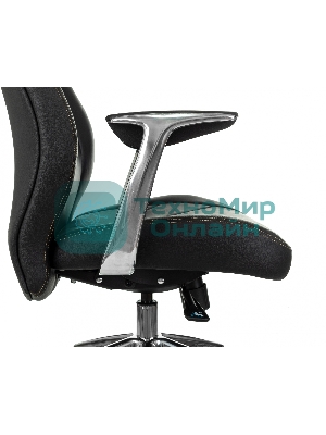 Кресло Бюрократ Zen/Black черный, кожа