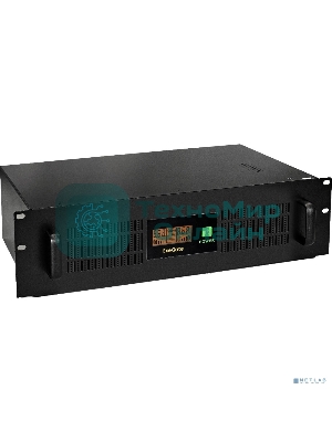 Источник бесперебойного питания ExeGate ServerRM UNL-2000.LCD.AVR.2SH.3C13.USB.2U 2000VA/1200W, Color LCD, AVR, 2*Schuko+3*C13, USB, 2U, установка в стойку, черный