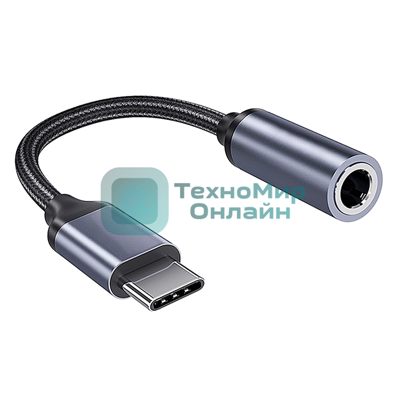 Кабель-переходник Rexant c USB-C на AUX 3,5 мм