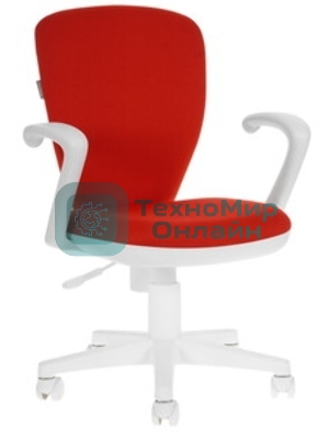 Кресло Бюрократ KD-W10AXSN/26-22 красный, ткань, 120 кг