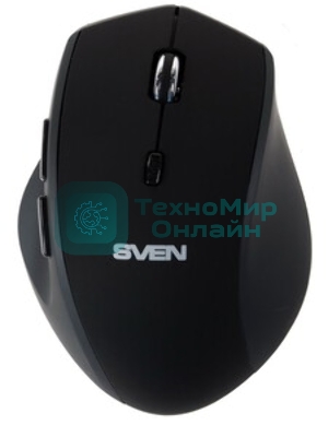 Мышь беспроводная SVEN RX-525SW красная (бесшумн. кл., 5+1кл. 600-1400DPI, Soft-touch, блист.)