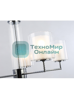 Люстра Ambrella light LH56001/5 СH/FR хром/белый матовый E14*5 max 40W D640*1260
