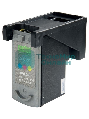Картридж струйный Cactus CS-CL51 многоцветный (18 мл.) для Canon Pixma MP150/MP160/MP170/MP180/MP450/MP460/iP2200/iP6210/iP6220/iP6220D/iP6310/iP6310D/MX300/MX310