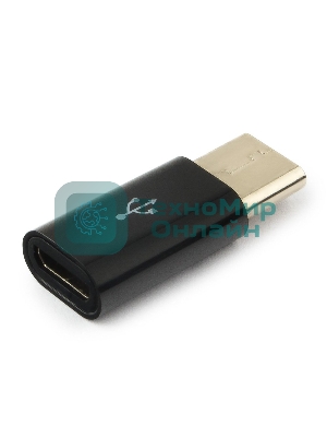 Переходник Cablexpert Переходник USB, USB Type-C/USB MicroB (F), пакет (A-USB2-CMmF-01)