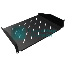 Полка фронтальная, глубина 300 мм, 2U, нагрузка - 60 кг