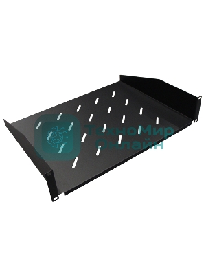 Полка фронтальная, глубина 300 мм, 2U, нагрузка - 60 кг