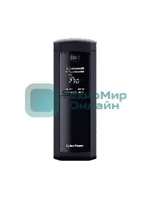 Источник бесперебойного питания UPS CyberPower VP1200ELCD Line-Interactive 1200VA/720W USB/RS-232/RJ11/45 (4 + 1 EURO)