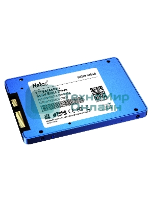 Накопитель SSD Netac N535S, 960Gb, SATA3, 2.5