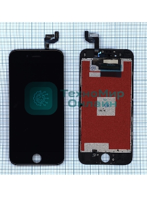 Дисплей для Apple iPhone 6S в сборе с тачскрином (AAA), черный