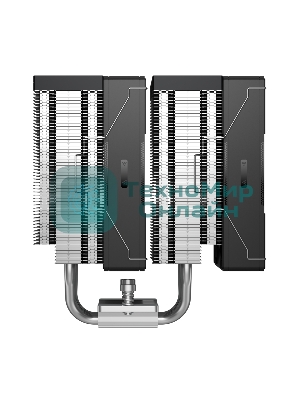 Кулер для процессора PCCooler RZ620 BK (260W, 4-pin PWM, 157.5мм, Al/Cu, 6x6мм, 1x120мм, 86.73CFM, 32dBA, 2200RPM, S: 1851/1700/1200/115X, AM5/AM4, черный)