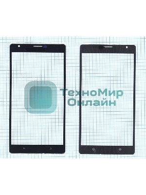 Стекло для Nokia Lumia 1520 черное