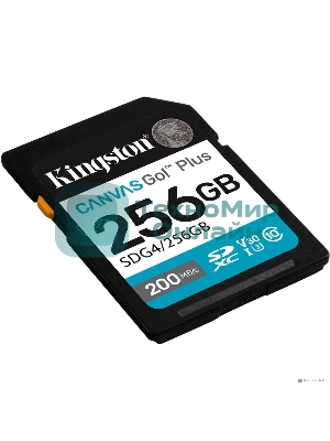 Флеш карта SDXC 256Gb Kingston SDG4/256Gb Canvas Go! Plus V30