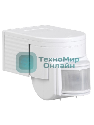 Датчик движения IEK LDD10-012-1100-001ДД 012 белый, макс. нагрузка 1100Вт, угол обзора 180град., дальность 12м, IP44