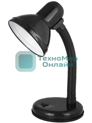 Светильник UF-301 С02 настол. 230В 60Вт черный Ultraflash 12356