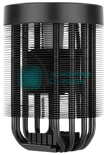 Кулер для процессора AeroCool/Formula Mirage 5 черный, 60 мм, алюминий/медь, 3000 об/мин, 30 дБ, 4 pin, 150 Вт, 145 мм