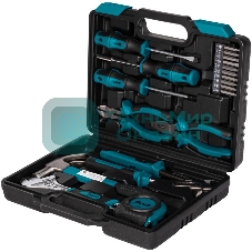 Набор ручного инструмента Bort BTK-19(93412864) Предметов в наборе 19 шт; Материал Сталь; Вес изделия 2,2 кг; Вес брутто=2,64 (Вес нетто=2,64) кг; 36,5 x 6,5 x 22; набор аксессуаров 20 шт; Биты из хромванадиевой стали, Отвертка с двухкомпонентной рукояткой; гарантия 2 г