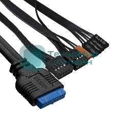 Компьютерный корпус Minitower ExeGate BAA-109U2-AAA400 (mATX, AAA400 8см, 2*USB+2*USB 3.0, аудио, черный)