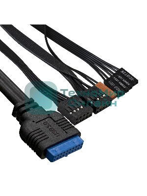 Компьютерный корпус Minitower ExeGate BAA-109U2-AAA400 (mATX, AAA400 8см, 2*USB+2*USB 3.0, аудио, черный)