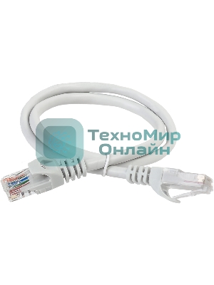 Шнур коммутационный Cat.5e UTP 0,5м серый GENERICA