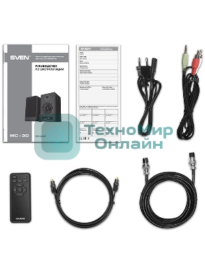Акустическая система SVEN АС MC-30, черный (200 Вт, Bluetooth, пульт, Optical)