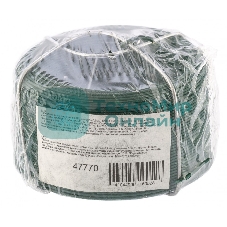 Проволока с ПВХ покрытием Сибртех, зеленая 0,9 мм, длина 50 м