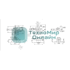 Термостат биметаллический KSD301 10А/40 С нормально разомкнутый