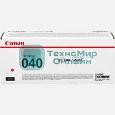 Картридж лазерный Canon Cartridge 040M (0456C001) пурпурный (5400 стр.) для Canon LBP710Cx/712Cx