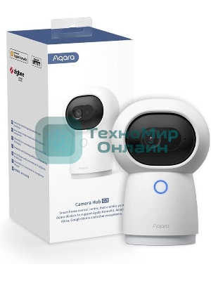 Камера AQARA Camera Hub G3/Камера+ управления/Управление жестами/Камера 360/2K 2304х1296p/Протокол связи:Zigbee/WiFi/Питание:USB-C/белый CH-H03