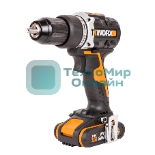 Дрель-шуруповерт Worx WX352, 20 В, 0 Ач, 60 Нм, бесщеточный, ударный