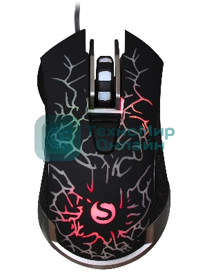 Мышь проводная SunWind SW-M705G черный, 3600 dpi, USB, кнопки - 6