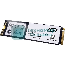 Накопитель SSD AGI AGI1T0G43AI818, 1Tb, PCIe 4.0 x4, M.2 2280, NVMe, R/W 4700/2800
