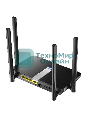 Роутер беспроводной Cudy LT500 AC1200 10/100BASE-TX/4G cat.4 черный