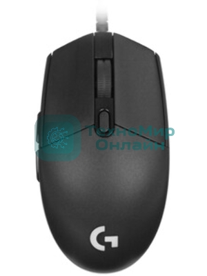 Мышь проводная Logitech G102 LIGHTSYNC черный, 8000 dpi, USB, кнопки - 6