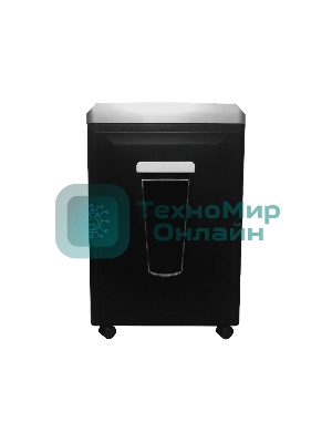 Шредер ГЕЛЕОС УП21-7, DIN P-7 (7 ур-нь секр.), фрагмент 0,8х2мм, 6-7 лист (70г/м2), CD/пл.карты, 23 литра