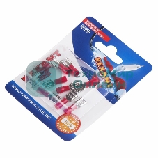 Клемма плоская Rexant, изолированная гнездо - 7.4 мм, 0.5-1.5 мм², (РПи-м 1.5-(6.3)/РПИм 1,25-250/FDD1.25-250), в упак. 10 шт.