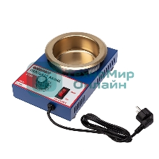 Паяльная ванна Rexant, модель R100, 300 Вт, ø 100 мм, 200-480 °C