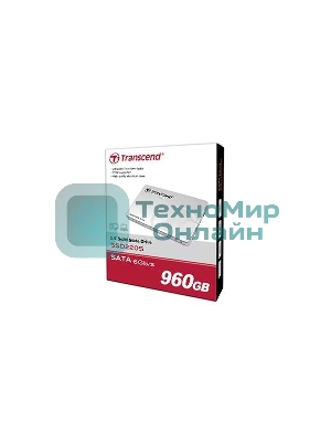Накопитель SSD Transcend SSD220S, 960Gb, SATA III, 2.5