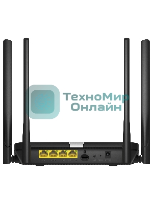 Роутер беспроводной Cudy LT500 AC1200 10/100BASE-TX/4G cat.4 черный