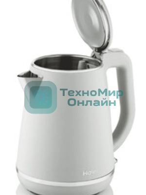 Чайник электрический Haier HK-502 1.5л. 3000Вт серый корпус: нерж.сталь/пластик (TD0029960RU)