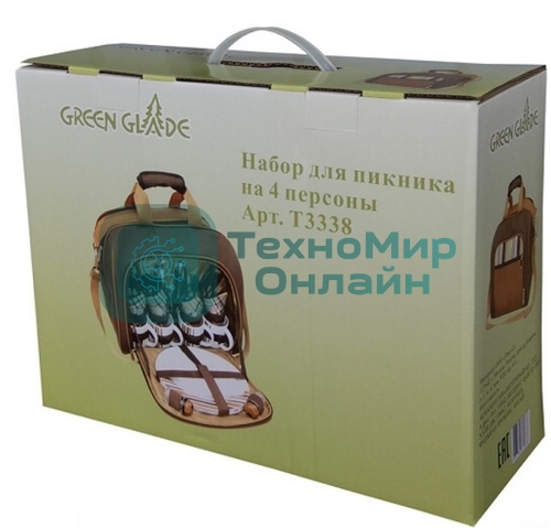 Набор для пикника GREEN GLADE 3338 34пр 15л