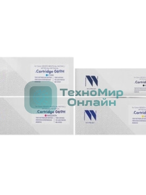 Картридж лазерный NVPrint совместимый NV-069H Голубой для Canon iSENSYS LBP673Cdw/MF750C/MF752Cdw/MF754Cdw (5500k)