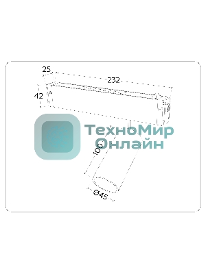 Управляемый светодиодный светильник для шинопровода Magnetic Ambrella light GL1212 BK черный IP20 12W 3000K-6400K 220V 36° D45*100 (Без ПДУ)