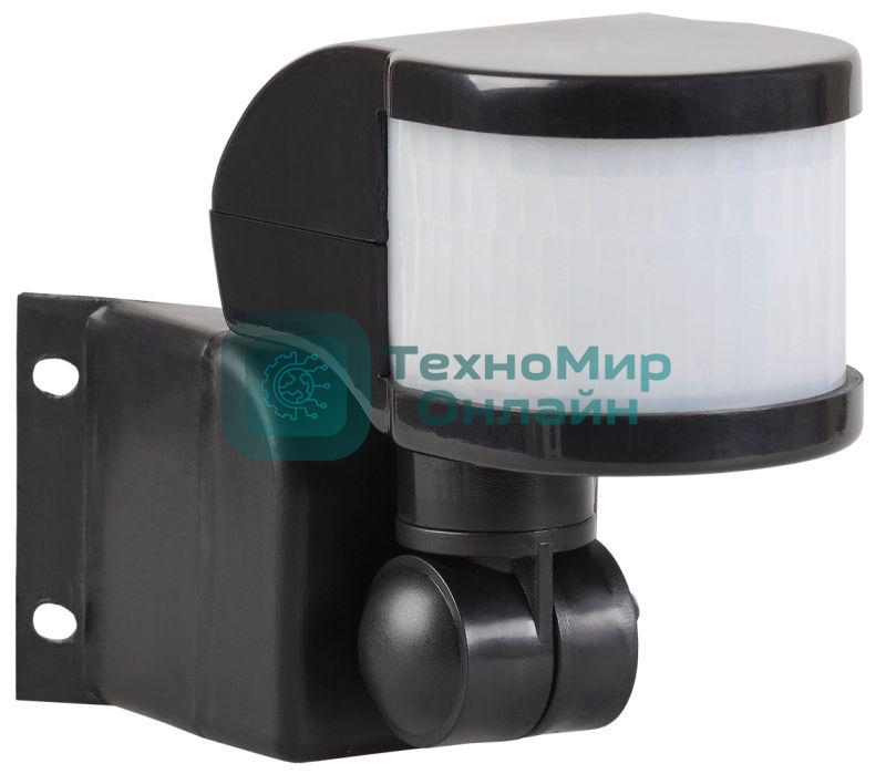 Детектор движения ДД 018 1100Вт угол обз. 270град. дальн. 12м IP44 черный IEK LDD10-018B-1100-002