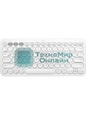 Клавиатура беспроводная Logitech K380, Bluetooth, белый