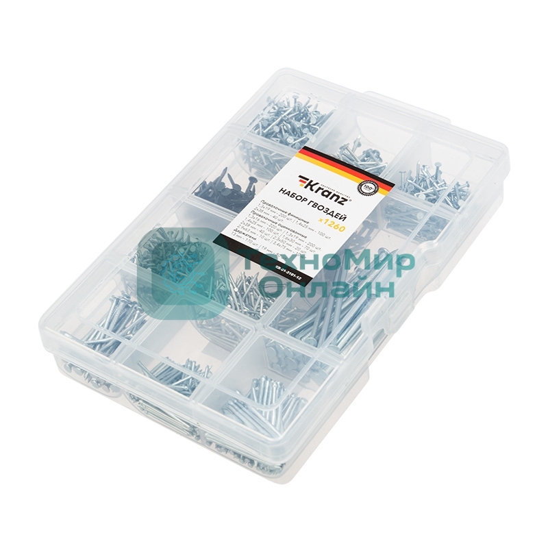 Набор гвоздей 1260 шт.